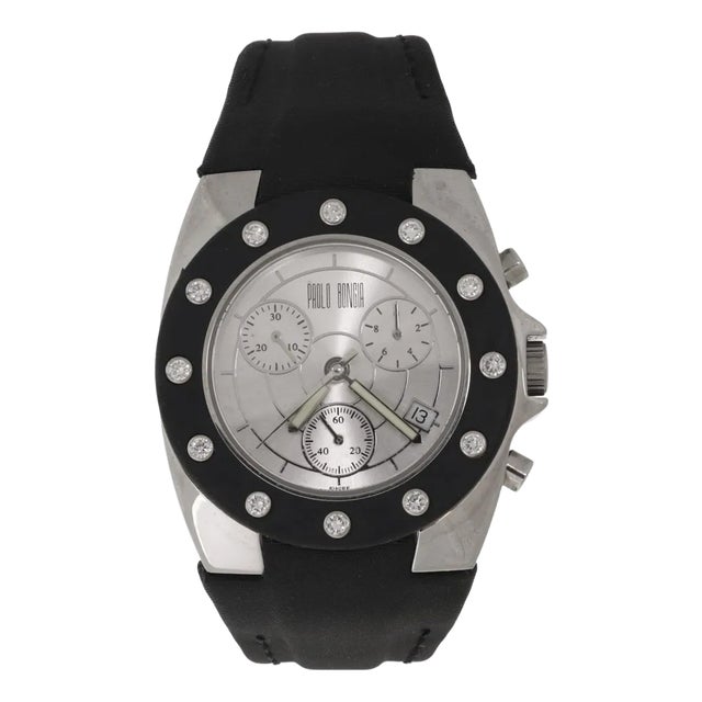 Paolo Bongia Rueda Diamond Date SSteel Men's Watch #53/500 For Sale