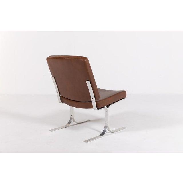 Brown Easy Chair by Karl Erik Ekselius, 1960s For Sale - Image 8 of 12