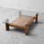 Wood and Glass Coffee Table, 1970s For Sale - Image 6 of 10