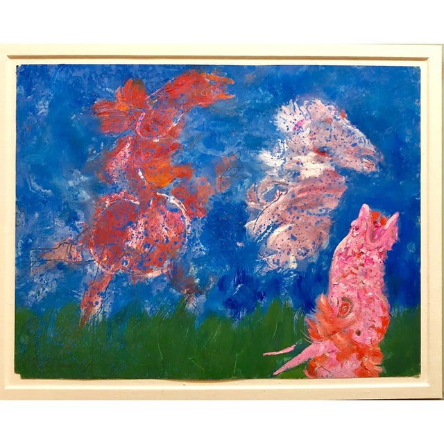 Signed lower left. Robert Beauchamp (1923 – March 1995) was an American figurative painter and arts educator. Beauchamp's...