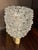 Glass Art Deco Brass-Mounted Rostrato Murano Glass Sconces from Barovier, 1940s, Set of 2 For Sale - Image 7 of 10