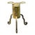 Vintage Sculptural Mixed Metal Table Pedestal For Sale