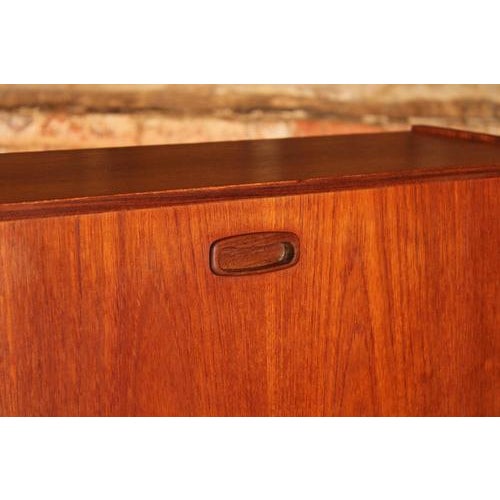 Brown Mid-Century Modern Teak Secretaire, 1960s For Sale - Image 8 of 11