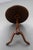 Danish Round Tripod Side Table in Stained Oak by Anton Kildeberg, 1960s For Sale - Image 15 of 17