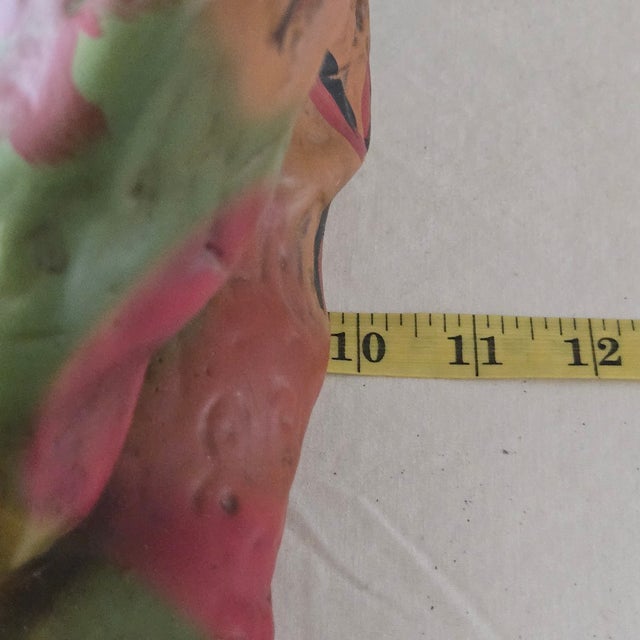 Vintage Chalkware Asian Sitting Child Chubby Cheeks Kimono Designer Repros La Signed For Sale - Image 11 of 13