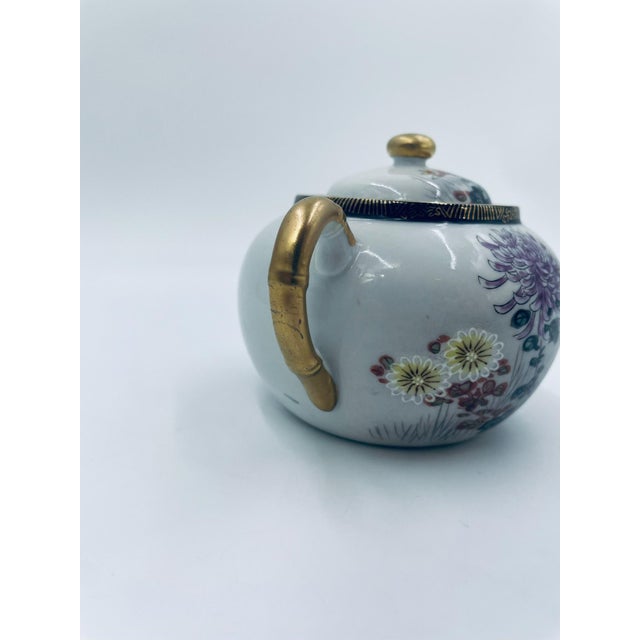 Porcelain Sugar Bowl Japan Kutania, 1975 For Sale - Image 11 of 12
