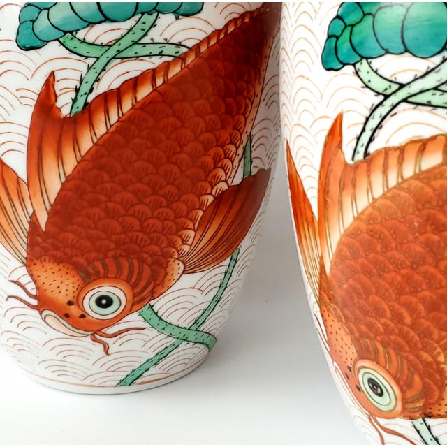 Large Ginger Jars Pair For Sale - Image 10 of 12