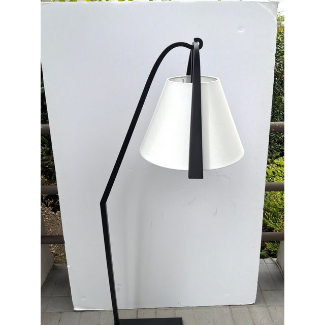 Metal Currey & Co Frey Black Floor Lamp For Sale - Image 7 of 8