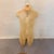 An arresting sculptural lamp formed as a life-size human torso, crafted in a translucent resin or fiberglass-like material...