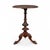 Round Walnut Burl Coffee Table with Inlay of Saint George and the Dragon, a piece of furniture distinguished by its...