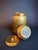 Vintage Brass Canister With Decorative Blue Enamel Top For Sale In Atlanta - Image 6 of 9