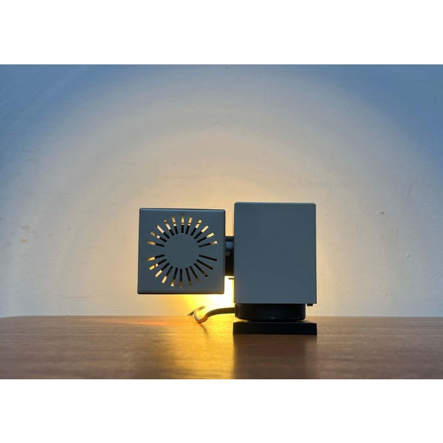 Mid-Century Modern German Space Age Minimalist 6015 Cube Wall Table Lamp from Kaiser, 1960s For Sale - Image 11 of 18