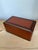 Brick Red Mid 20th Century Red Leather Humidor Box For Sale - Image 8 of 8