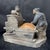 Ceramic Vintage Chinese Shiwan Ware Hand Sculpted Elder Couple Bountiful Harvest Ceramic Figurine Group For Sale - Image 7 of 8