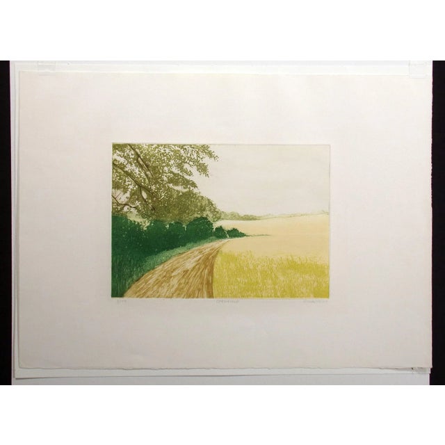 Contemporary R. Walters "Cornfield" Signed Print For Sale - Image 3 of 7