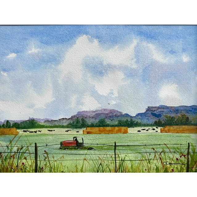 Giclee Print Watercolor Painting “My Neighbors” For Sale