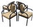 Set of Four Postmodern Black Lacquered Metal Dining Chairs, 1980s, Mid-Century For Sale