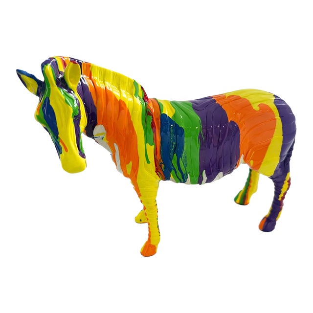 Kare Design Hand Painted Ceramic Horse Sculpture For Sale