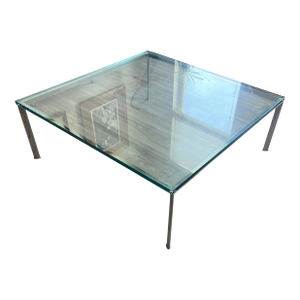 Contemporary Glass Table Attributed to Keilhauer