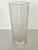 Timo Sarpaneva Vintage Littala Finland Linearia Pebbled Glass Bud Vase For Sale - Image 4 of 7