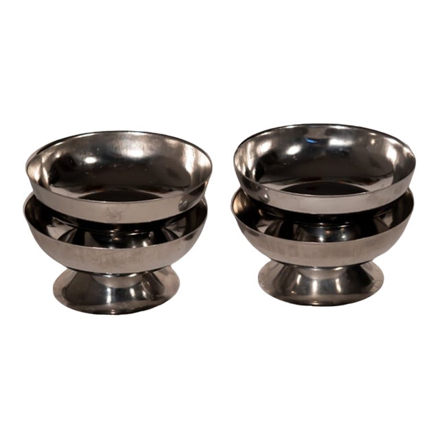 Vintage French Dessert Coupes #6- Set of 4 For Sale