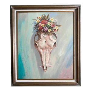 Vintage Still Life Painting by Listed Artist Anton (a.j.) Kurka, Signed, Framed