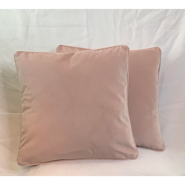 Contemporary Italian Pale Pink Pillows - A Pair For Sale - Image 4 of 13