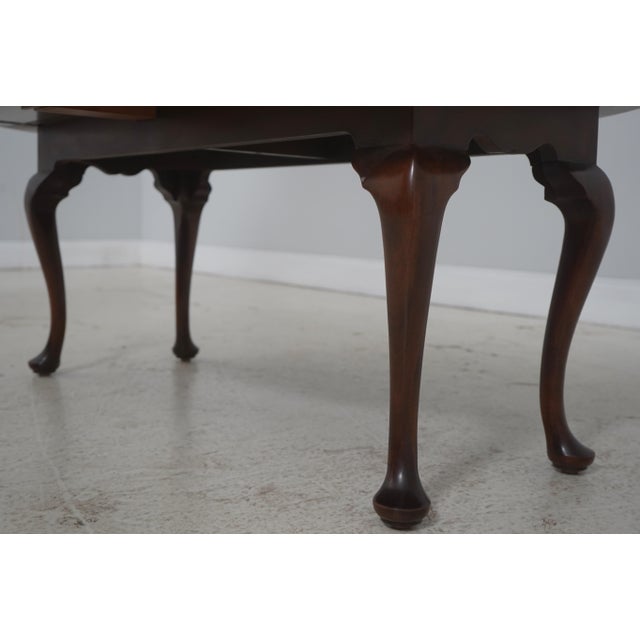 Kittinger Queen Anne Mahogany Drop Leaf Coffee Table For Sale - Image 12 of 15
