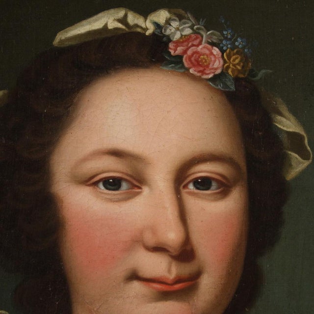 Portrait of a Gentlewoman, 19th Century, Oil Painting on Canvas, Framed For Sale - Image 4 of 15