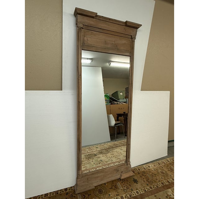Traditional Restoration Hardware Trumeau Mirror For Sale - Image 3 of 12
