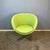 Mid-Century Planet Lounge Chair in Chrome and Lime Green Fabric Upholstery by Stokke, 1980s For Sale - Image 9 of 9