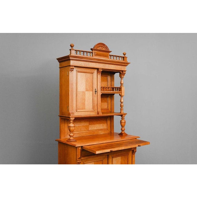 Gründerzeit Sideboard in Oak, 19th Century For Sale - Image 5 of 18