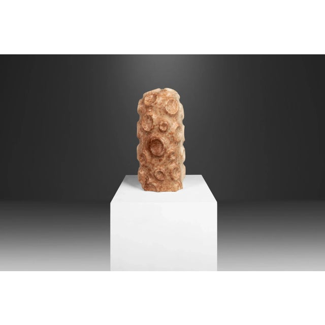 Modern Abstract Sculpture in Solid Alabaster 'Tenticle' by Mark Leblanc, 1/8 For Sale - Image 13 of 13