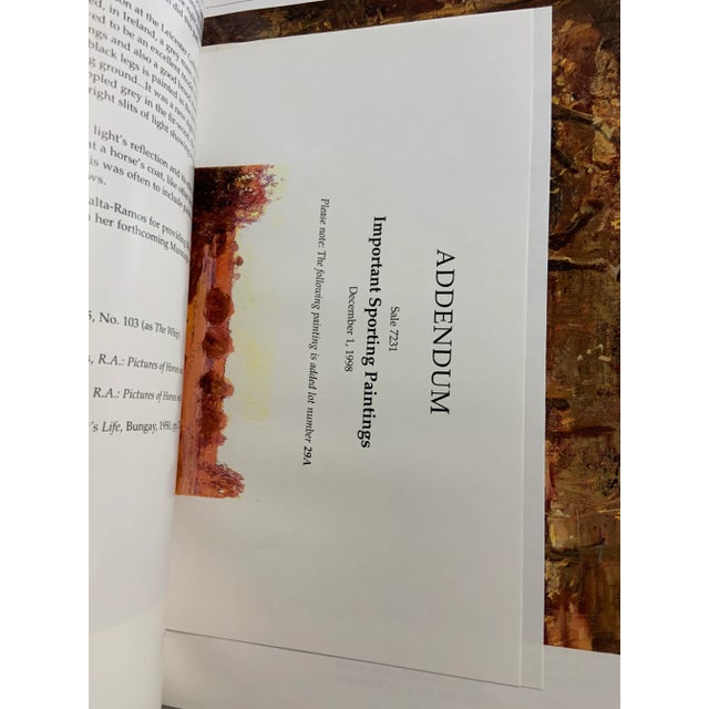 1998 Sotheby's Sporting Paintings Catalog For Sale In New York - Image 6 of 10