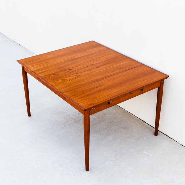Mid-Century Modern Restored Arne Vodder Model 227 Dining Table in Teak, 1960s Danish Mid Century Modern For Sale - Image 3 of 18