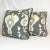 Puredown Outdoor Waterproof Throw Pillows (Pack Of 2) - 16x16 Inch Feather Filled Square Pillows For Patio