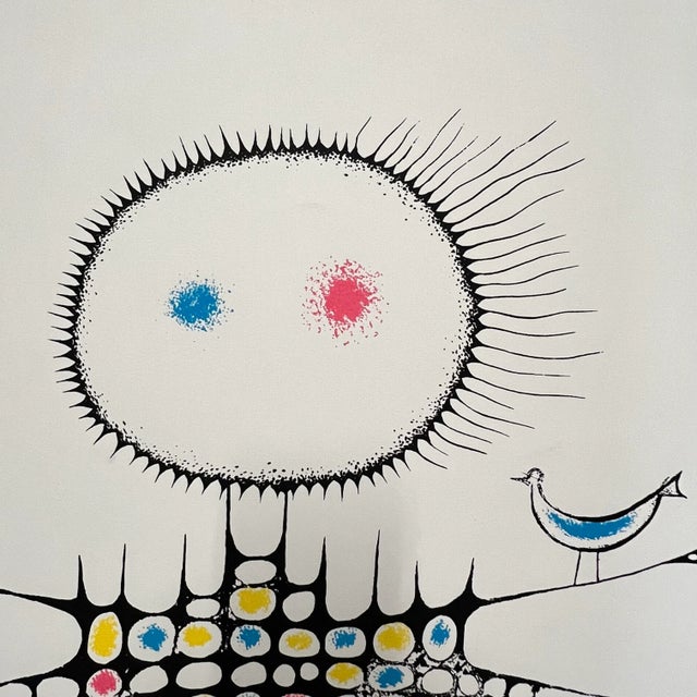 Abstract M. Lee “Song of Cosmos” Lithograph Print Signed For Sale - Image 3 of 12