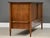 Mid-Century Modern 1950s Refinished Walnut 56” Sideboard Credenza by Mt. Airy Finished Back For Sale - Image 3 of 13