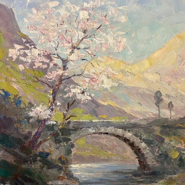 Antique Framed Oil Painting on Canvas by Dieudonne Jacobs (1887-1967) For Sale - Image 9 of 13