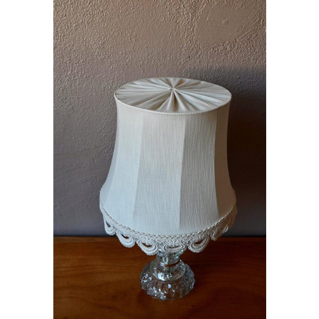 Cut Crystal Table Lamp by Carl Fagerlund for Orrefors, 1970s For Sale - Image 8 of 10