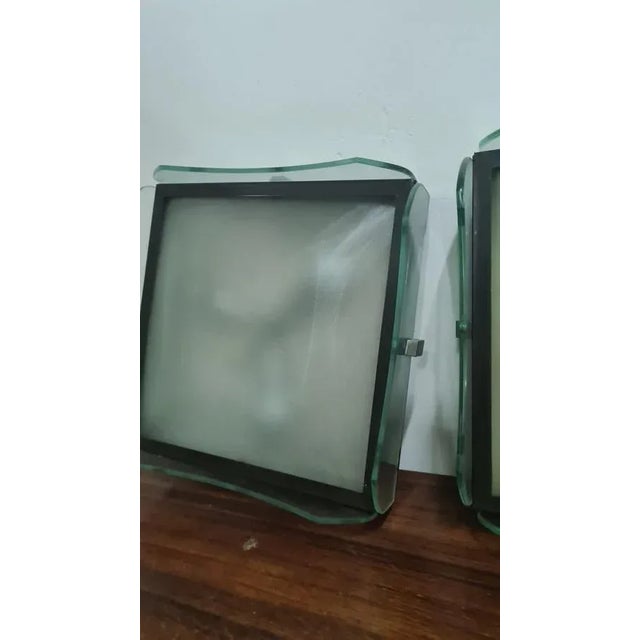 Metal Wall Lights from Vega, Set of 3 For Sale - Image 7 of 11