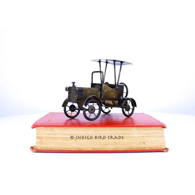 Antique Metal Classic Ford Car This one of a kind model car is handcrafted from metal, spark plugs, screws and other...