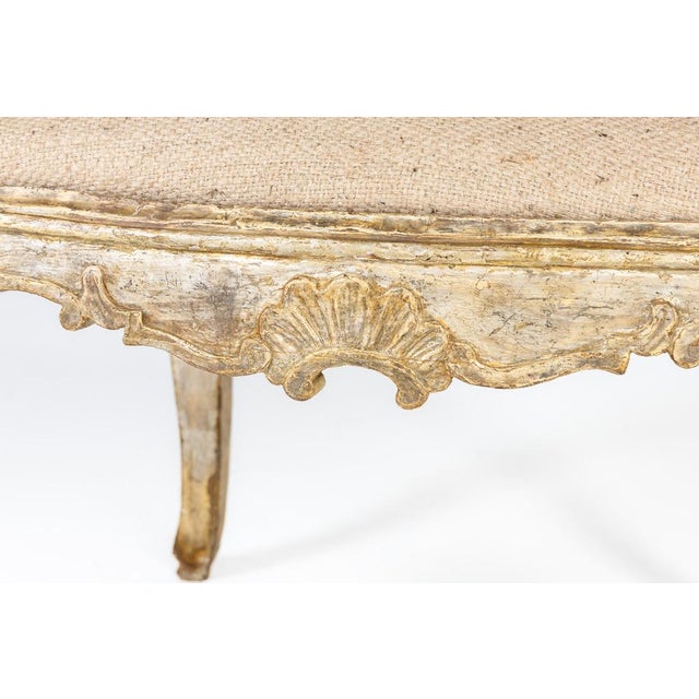 Large 18th Century Italian Silver Gilt Armchairs, Set of 2 For Sale - Image 6 of 8