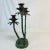 1970s Vintage Coastal Chic Cast Iron 3-Arm Palm Tree Candelabra. For Sale - Image 6 of 12