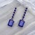 Traditional Natural Sapphire Dangle Earrings 14k Gold 2.01 Tcw Certified For Sale - Image 3 of 12