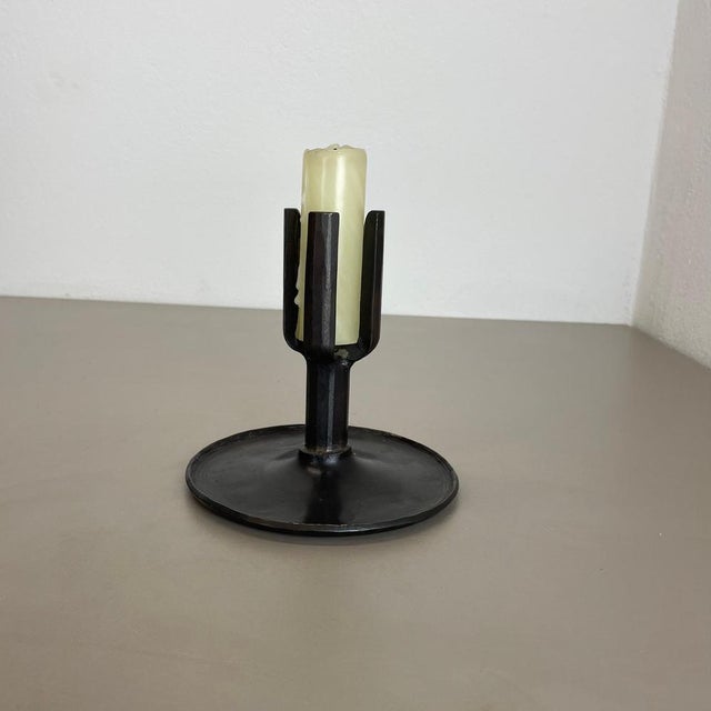 Brutalist Bronze Candleholder from Manfred Bergmeister, Germany, 1970s For Sale - Image 6 of 17