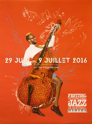2016 Original Montreal International Jazz Festival Poster
