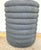 Modern Made Goods Modern Slate Blue Linen Stool For Sale - Image 3 of 3