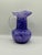 Mid-Century Modern Vintage Wheaton Village 2000 Purple Hand Blown Glass Pitcher Vase For Sale - Image 3 of 6