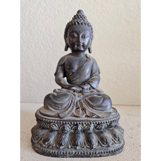 19th Century Tibetan Green Tara Bronze – Shyama Tara “Swift Liberator” For Sale - Image 12 of 12